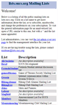Mobile Screenshot of lists.sucs.org